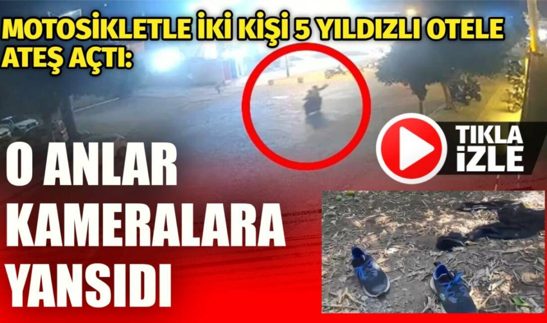Antalya'nın Manavgat ilçesindeki yaşanan olayda motosikletli iki kişi tarafından 5
