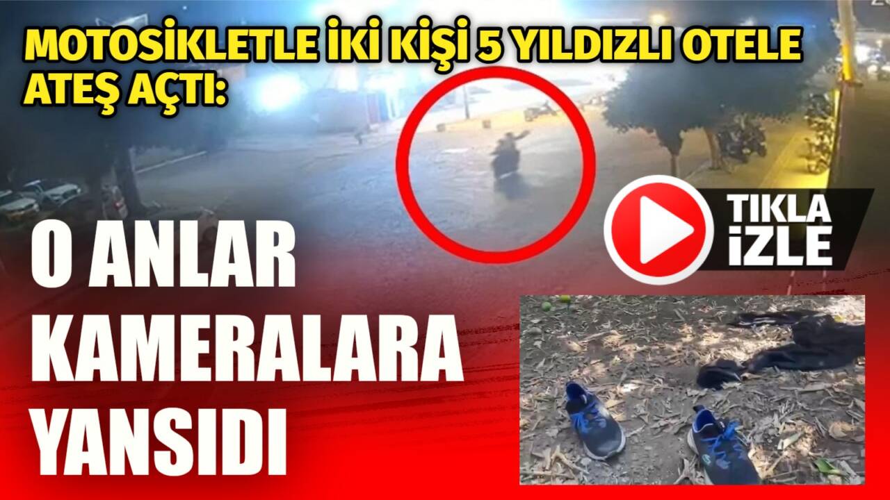 Antalya'nın Manavgat ilçesindeki yaşanan olayda motosikletli iki kişi tarafından 5
