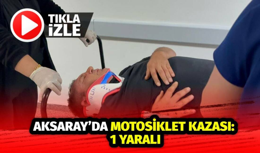 Taşpazar Mahallesi’nde motosiklet ile otomobilin çarpışması sonucu 1 kişi yaralandı,