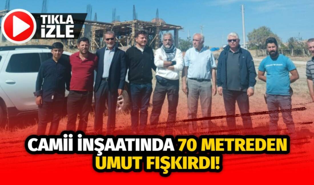 Aksaray’ın Ortaköy ilçesinde yürütülen sondaj çalışmalarında, 70 metre derinlikte granitten