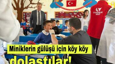 Aksaray Üniversitesi öncülüğünde Sultanhanı’na bağlı iki köy okulunda 120 öğrenciye