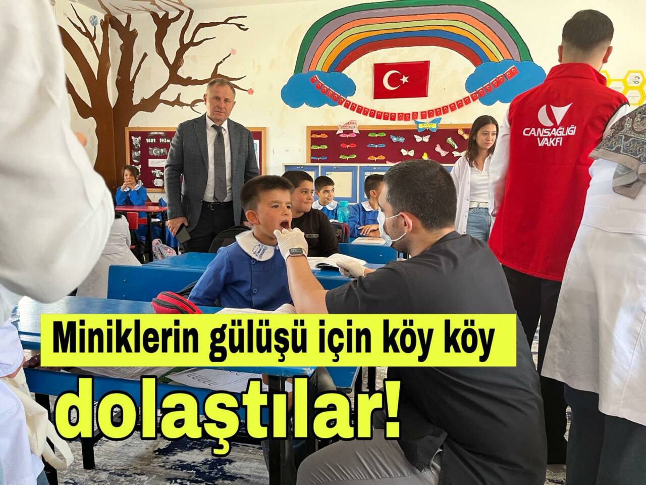 Aksaray Üniversitesi öncülüğünde Sultanhanı’na bağlı iki köy okulunda 120 öğrenciye