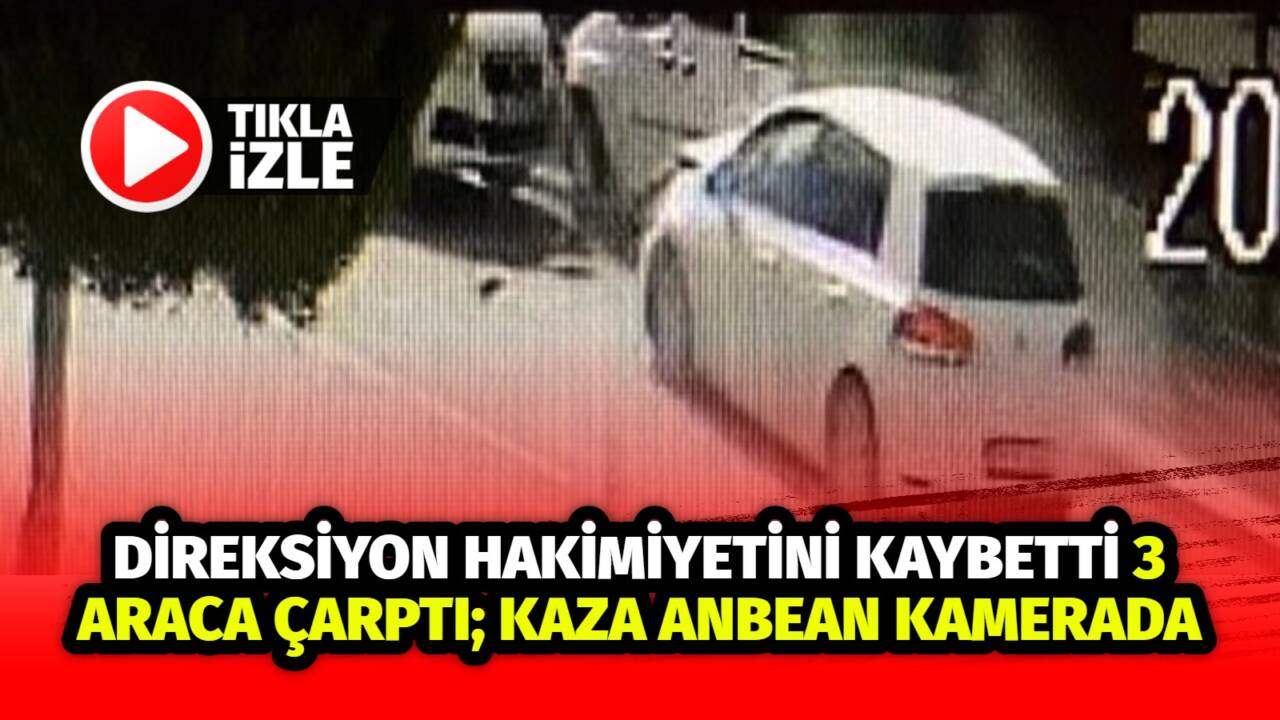 Aksaray’da bir sürücü direksiyon hakimiyetini kaybedince, üç günlük sıfır araca