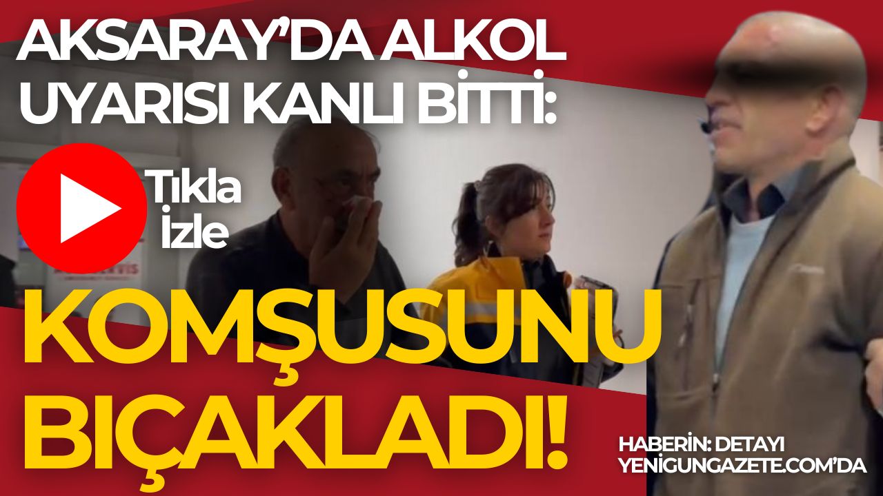 Kılıçaslan Mahallesi’nde komşusunu alkol aldığı için uyaran 65 yaşındaki adam