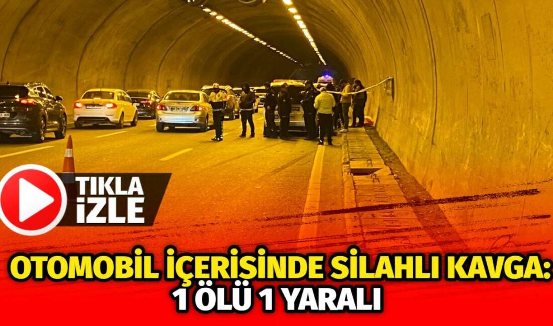 Ankara’nın Keçiören ilçesinde yaşanan olayda otomobil içerisinde silahlı kavga çıktı.