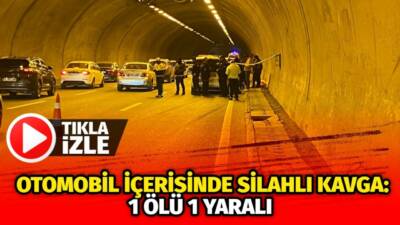 Ankara’nın Keçiören ilçesinde yaşanan olayda otomobil içerisinde silahlı kavga çıktı.