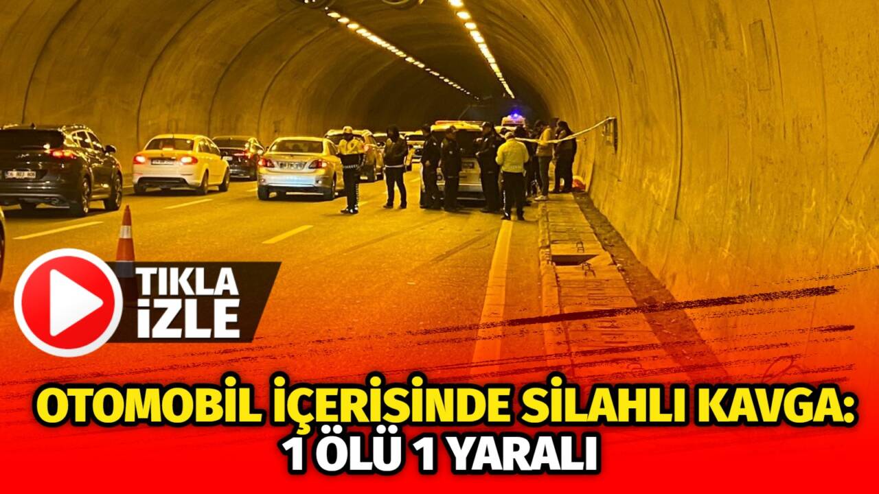 Ankara’nın Keçiören ilçesinde yaşanan olayda otomobil içerisinde silahlı kavga çıktı.