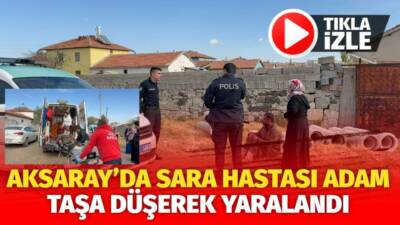Yenimahalle’de yürüyüşe çıkan 45 yaşındaki Suriye uyruklu Ahmet Cerrah, taşın