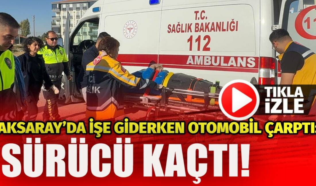 21 yaşındaki bisikletli Yunus Emre Balta’ya iş yolunda otomobil çarptı.