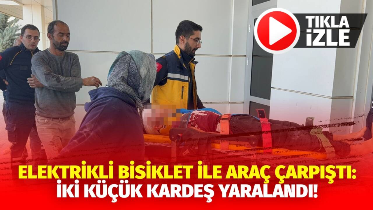 Aksaray’ın Sultanhanı ilçesinde meydana gelen kazada, elektrikli bisiklet ile bir