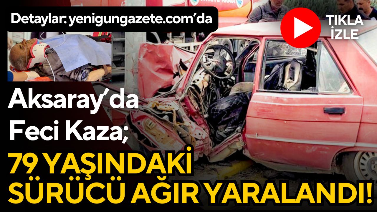 Aksaray Organize Sanayi Bölgesi’nde direksiyon hakimiyetini kaybeden sürücü, orta refüjdeki