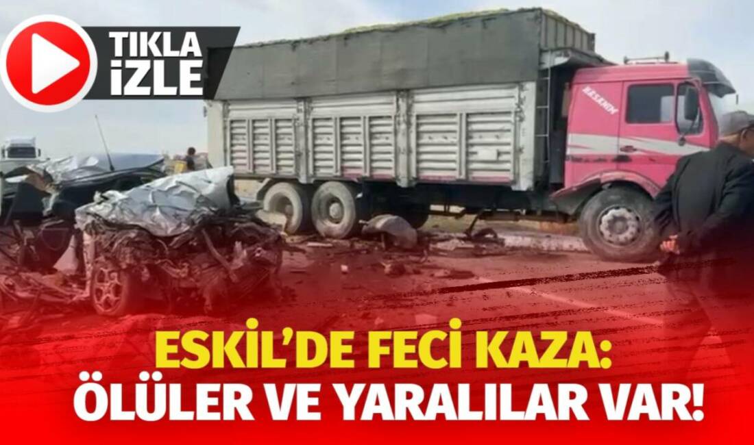 Aksaray’ın Eskil ilçesi Sokaraklı Yaylası yakınlarında meydana gelen trafik kazasında