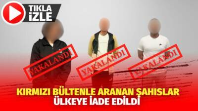 İçişleri Bakanı Ali Yerlikaya tarafından yapılan açıklama kapsamında kırmızı bültenle
