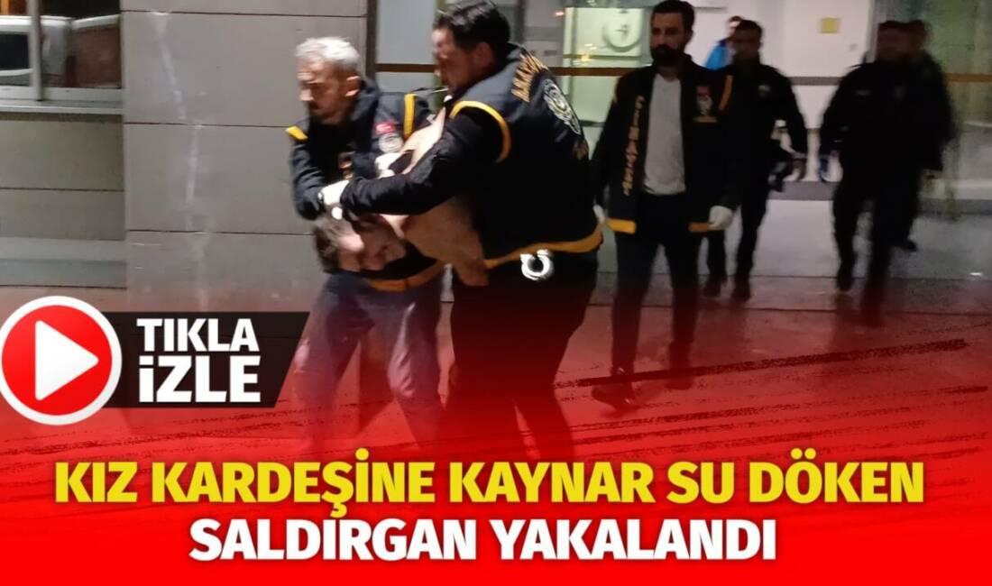 Manisa'da yaşanan olayda bir şahıs, kız kardeşini darp ederek kaynar