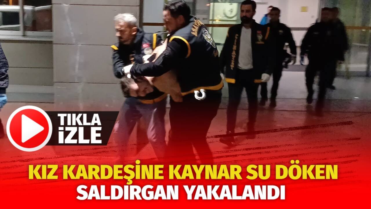 Manisa'da yaşanan olayda bir şahıs, kız kardeşini darp ederek kaynar