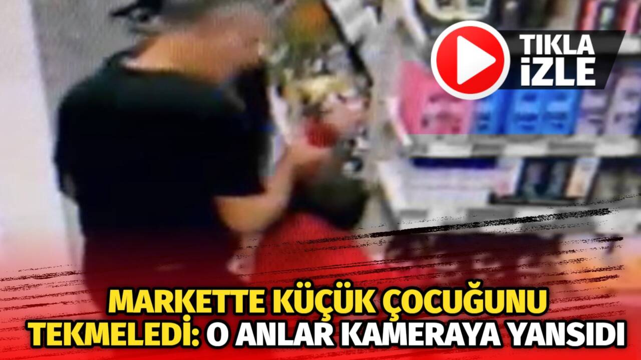 Eskişehir'de kendi evladı olduğu iddia edilen küçük çocuğu, markette defalarca