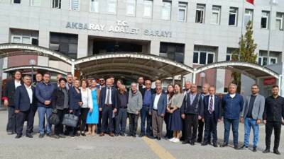 Aksaray’da düzenlenen Cumhuriyet Halk Partisi (CHP) 14. Olağan İl Kongresi’nde