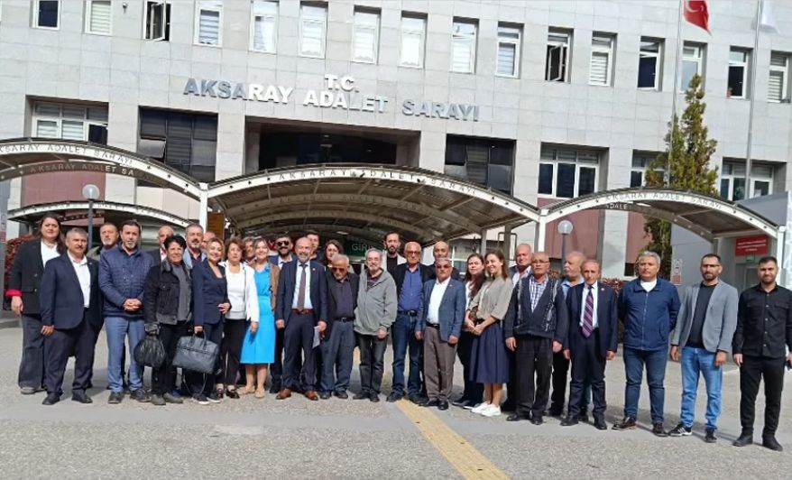 Aksaray’da düzenlenen Cumhuriyet Halk Partisi (CHP) 14. Olağan İl Kongresi’nde