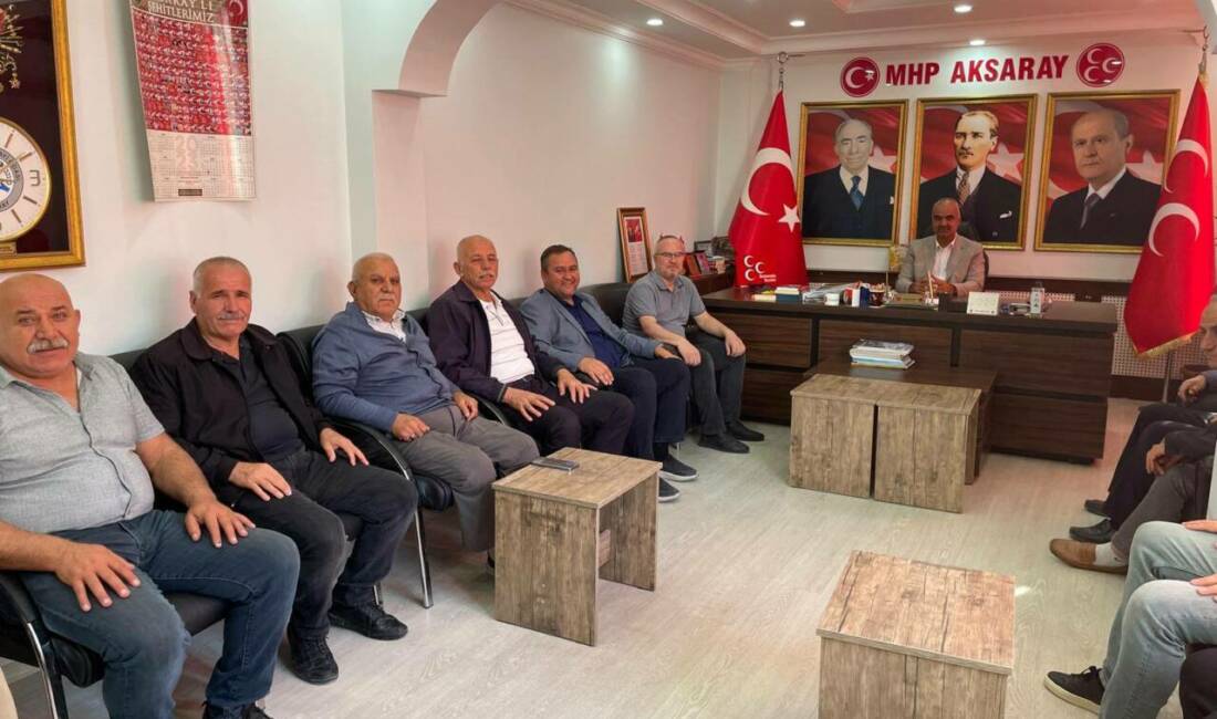 Milliyetçi Hareket Partisi (MHP) Aksaray İl Başkanlığı, vatandaşlarla buluşma ve