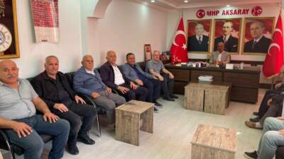 Milliyetçi Hareket Partisi (MHP) Aksaray İl Başkanlığı, vatandaşlarla buluşma ve