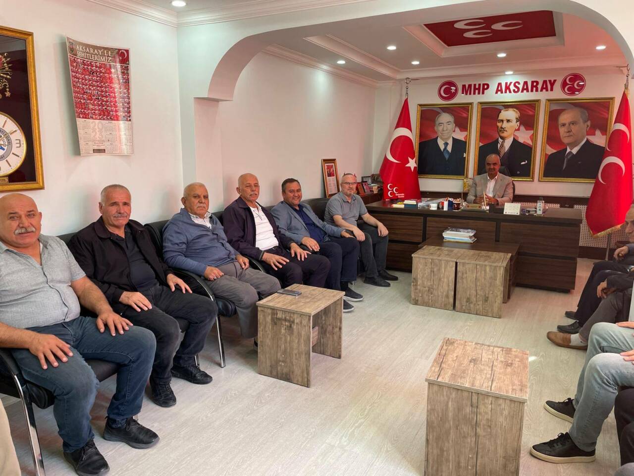 Milliyetçi Hareket Partisi (MHP) Aksaray İl Başkanlığı, vatandaşlarla buluşma ve