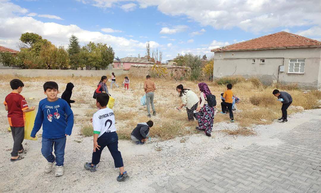 Aksaray’ın Eşmekaya Beldesi'nde çevre bilincini artırmak amacıyla önemli bir çalışmaya