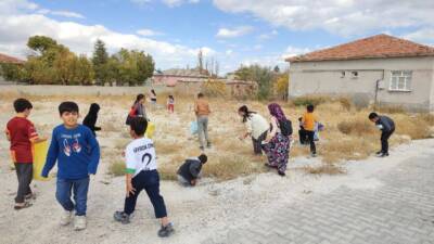 Aksaray’ın Eşmekaya Beldesi'nde çevre bilincini artırmak amacıyla önemli bir çalışmaya