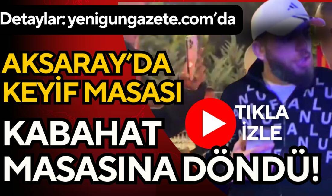 Aksaray’da açıkta alkol alan 2 şahıs gözaltına alınarak götürüldükleri polis