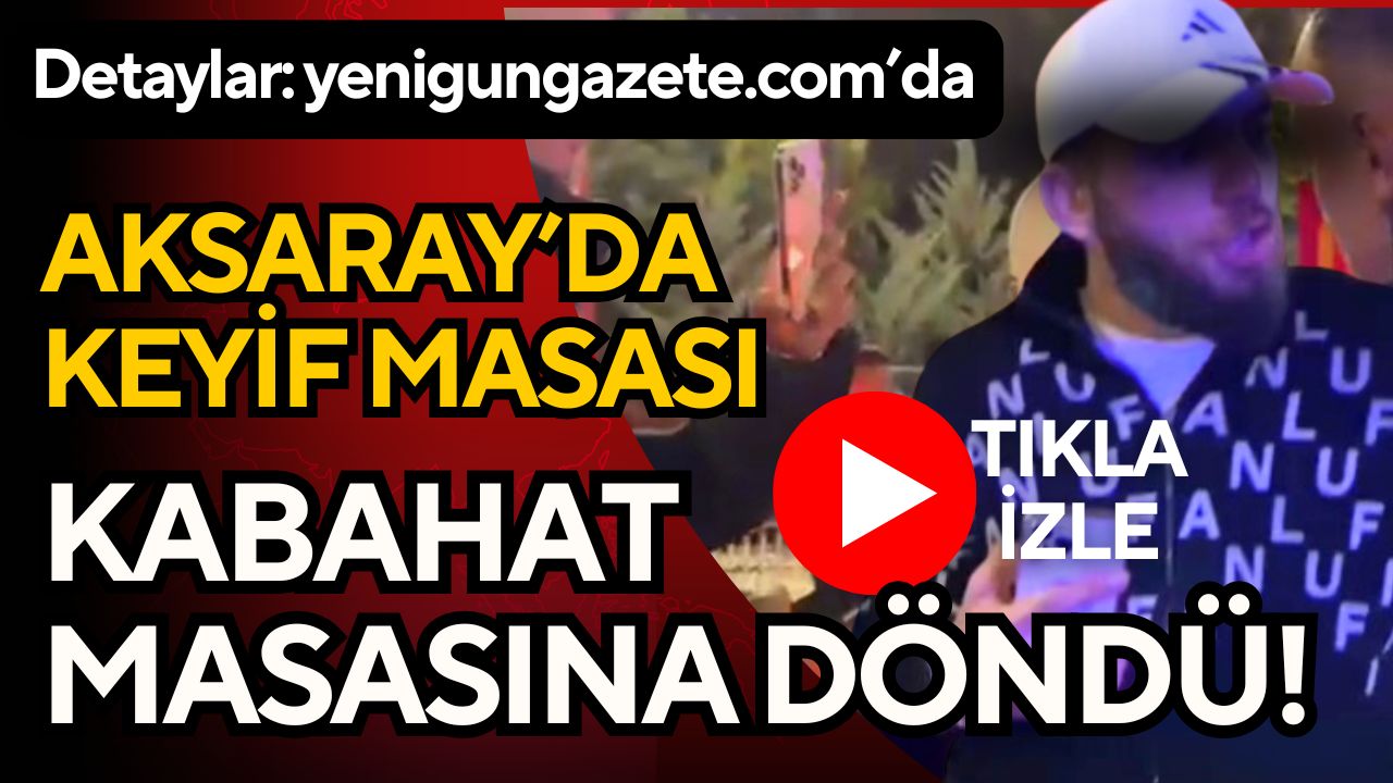 Aksaray’da açıkta alkol alan 2 şahıs gözaltına alınarak götürüldükleri polis