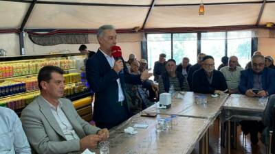 Eskil Belediye Başkanı Mustafa Zavlak, Eskil Tuz Gölü Oba Çadırlarında