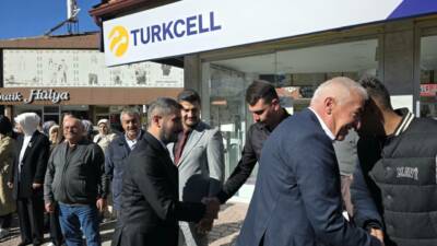 Ortaköy Belediye Başkanı Ahmet Koyuncu, MHP Aksaray Milletvekili Ramazan Kaşlı,