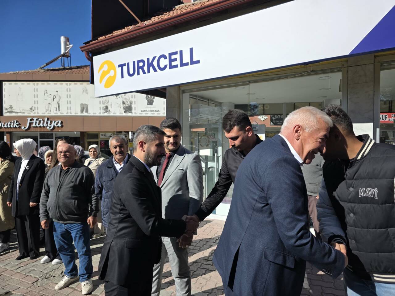 Ortaköy Belediye Başkanı Ahmet Koyuncu, MHP Aksaray Milletvekili Ramazan Kaşlı,