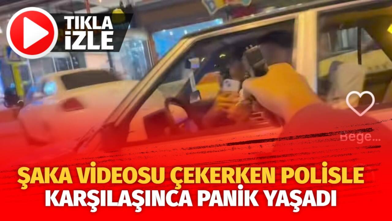 Adana'nın Kozan ilçesinde yaşanan olayda bir genç, trafikte seyir halindeyken