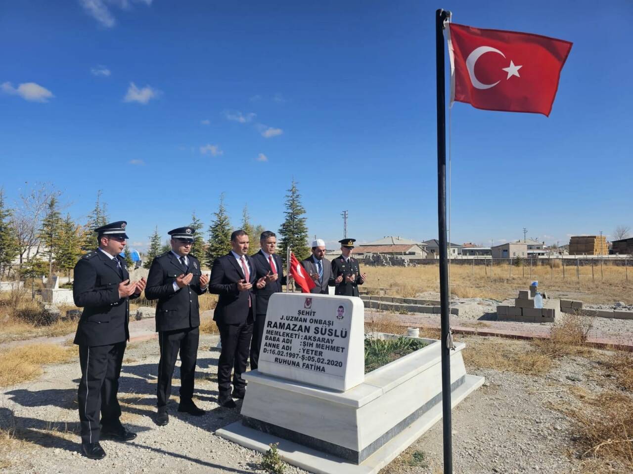 Sultanhanı Kaymakamı Bilal Göksun, Belediye Başkanı Fahri Solak ve kurum