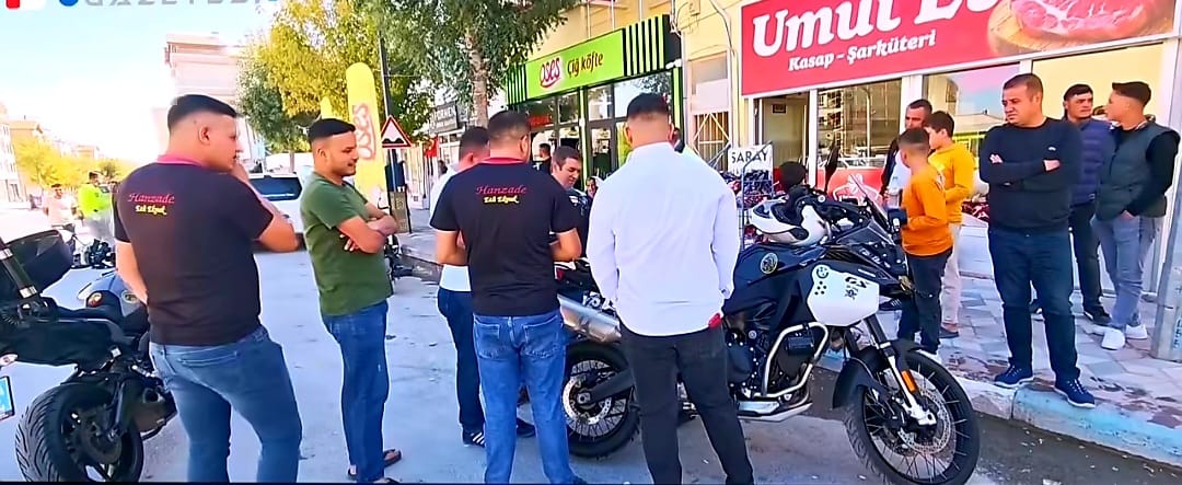 Sultanhanı ilçesinde emniyet ekipleri,  yunus timlerinin desteğiyle motosiklet sürücülerine yönelik