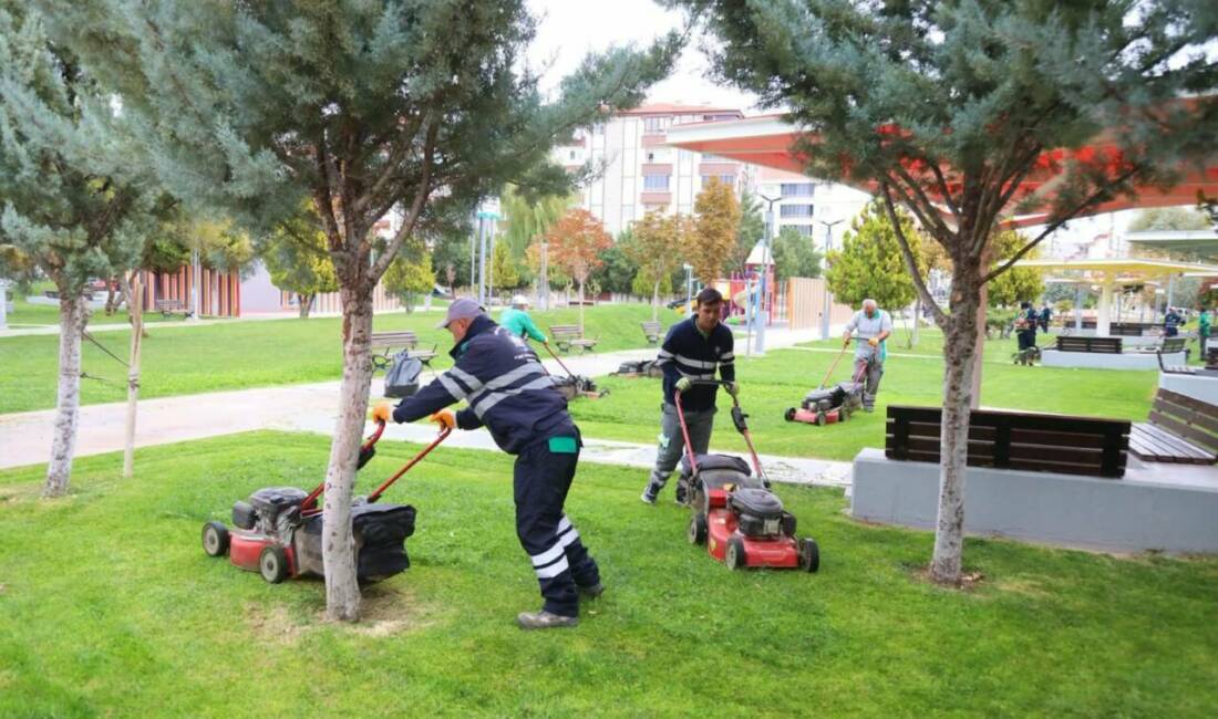 Aksaray Belediyesi, şehrin önemli yeşil alanlarından biri olan Tematik Park’ta