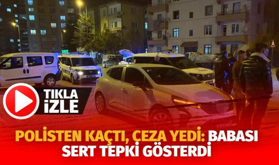  Kayseri’nin Melikgazi ilçesinde yaşanan olayda polisin ‘dur’ ihtarına uymayan alkollü