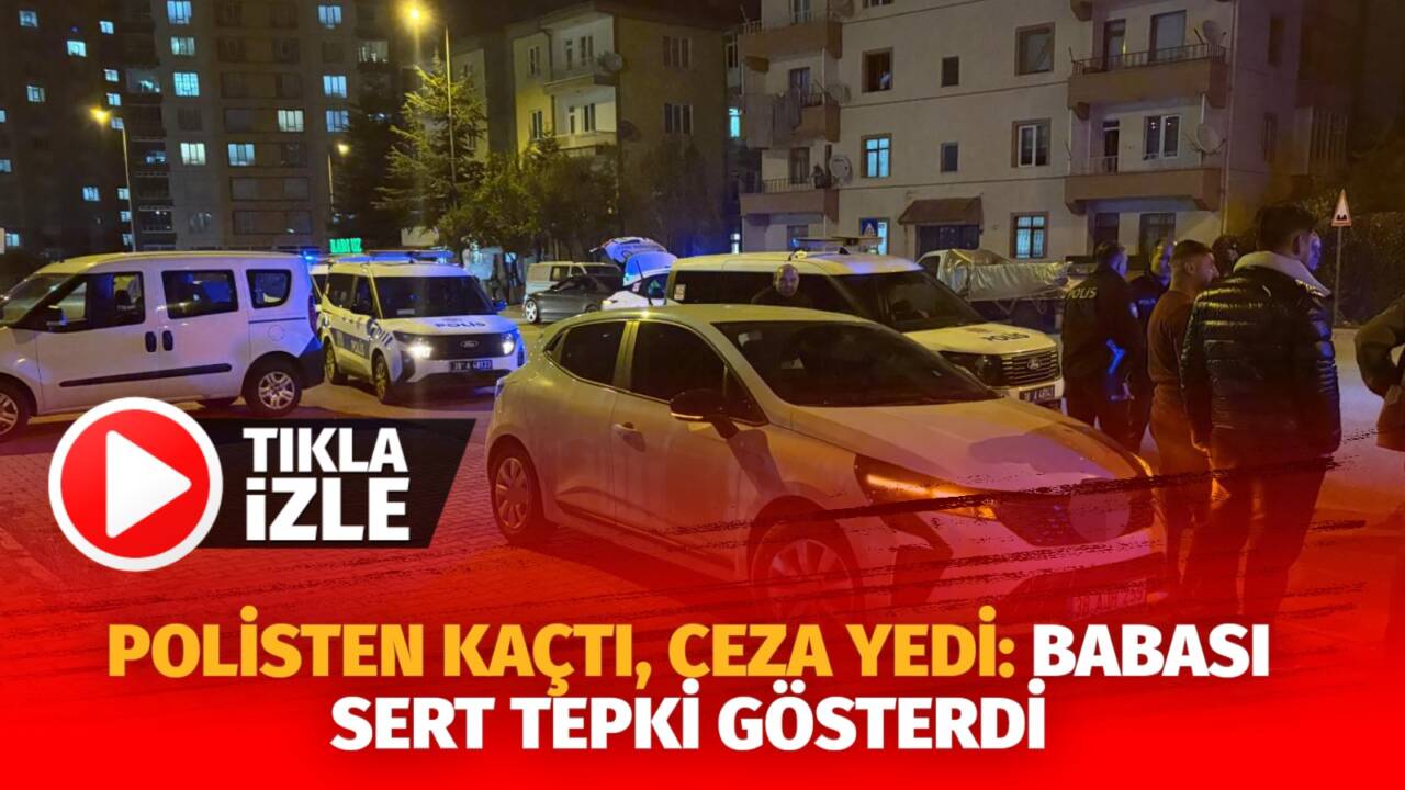  Kayseri’nin Melikgazi ilçesinde yaşanan olayda polisin ‘dur’ ihtarına uymayan alkollü