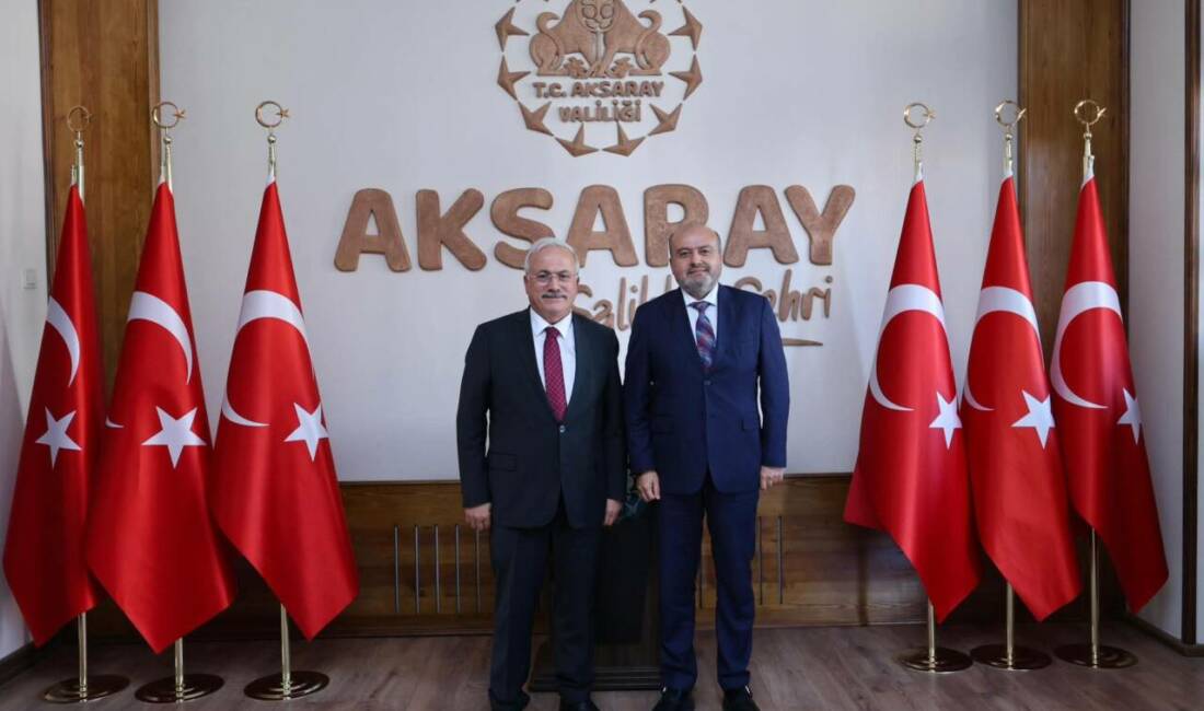 Aksaray Valiliği, önemli bir konuk ağırladı. Tarım ve Orman Eski
