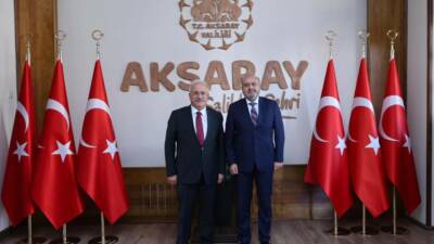 Aksaray Valiliği, önemli bir konuk ağırladı. Tarım ve Orman Eski