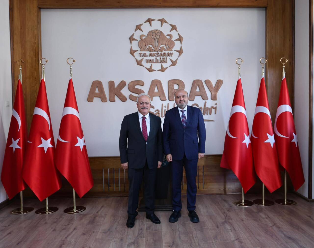 Aksaray Valiliği, önemli bir konuk ağırladı. Tarım ve Orman Eski