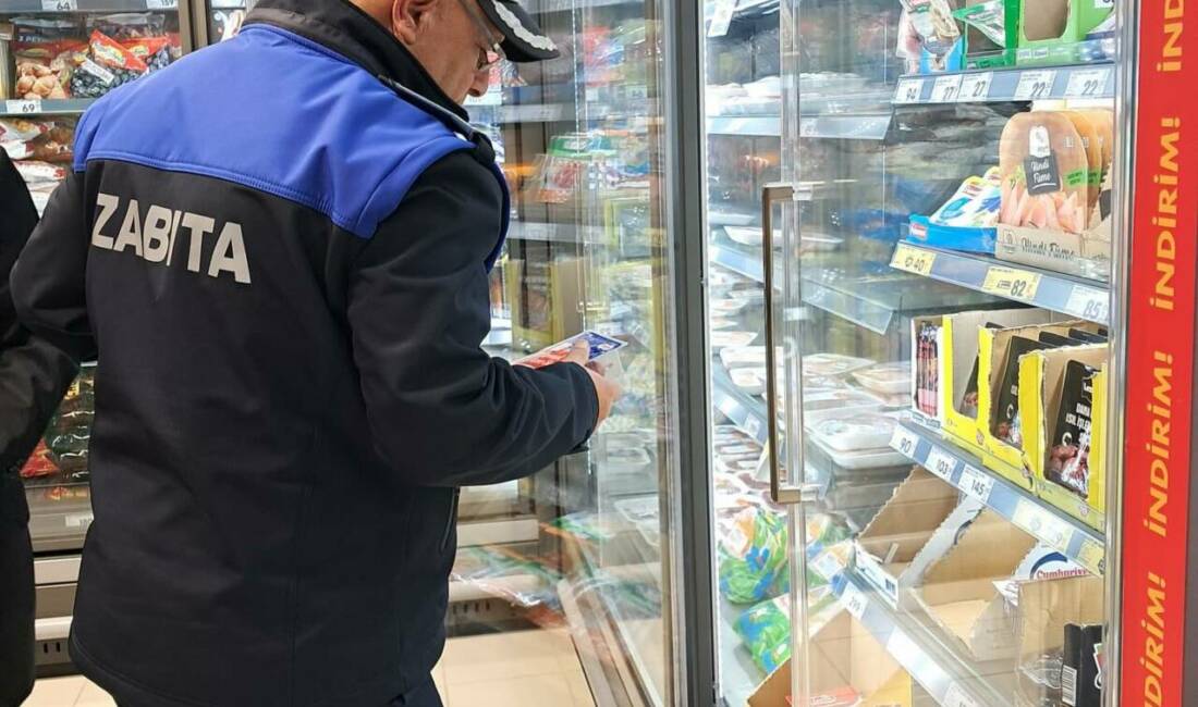 Ağaçören Belediyesi Zabıta Müdürlüğü ekipleri, ilçede faaliyet gösteren zincir marketlerde