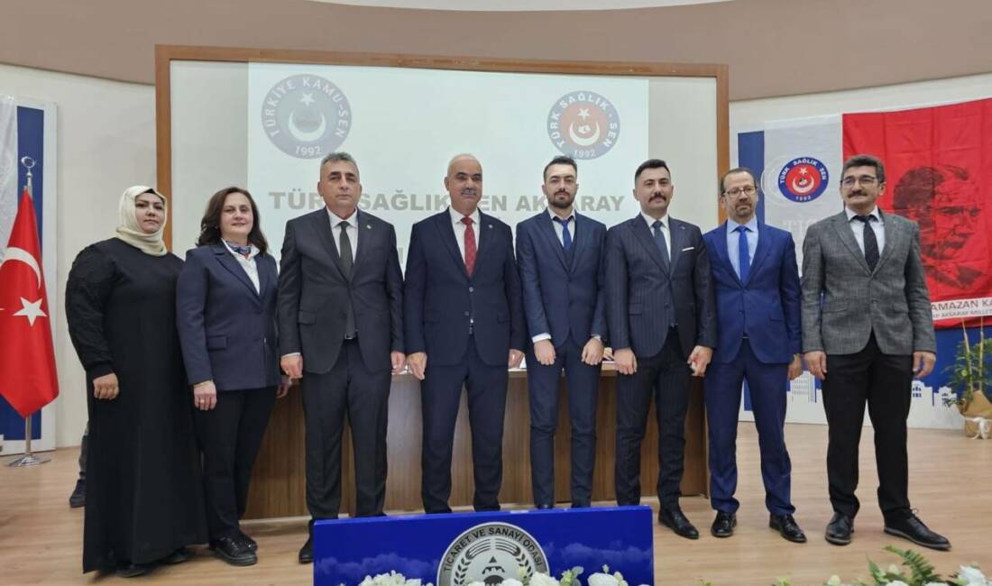 Türk Sağlık-Sen Aksaray Şubesi’nin 8. Olağan Genel Kurulu yapıldı. Tek