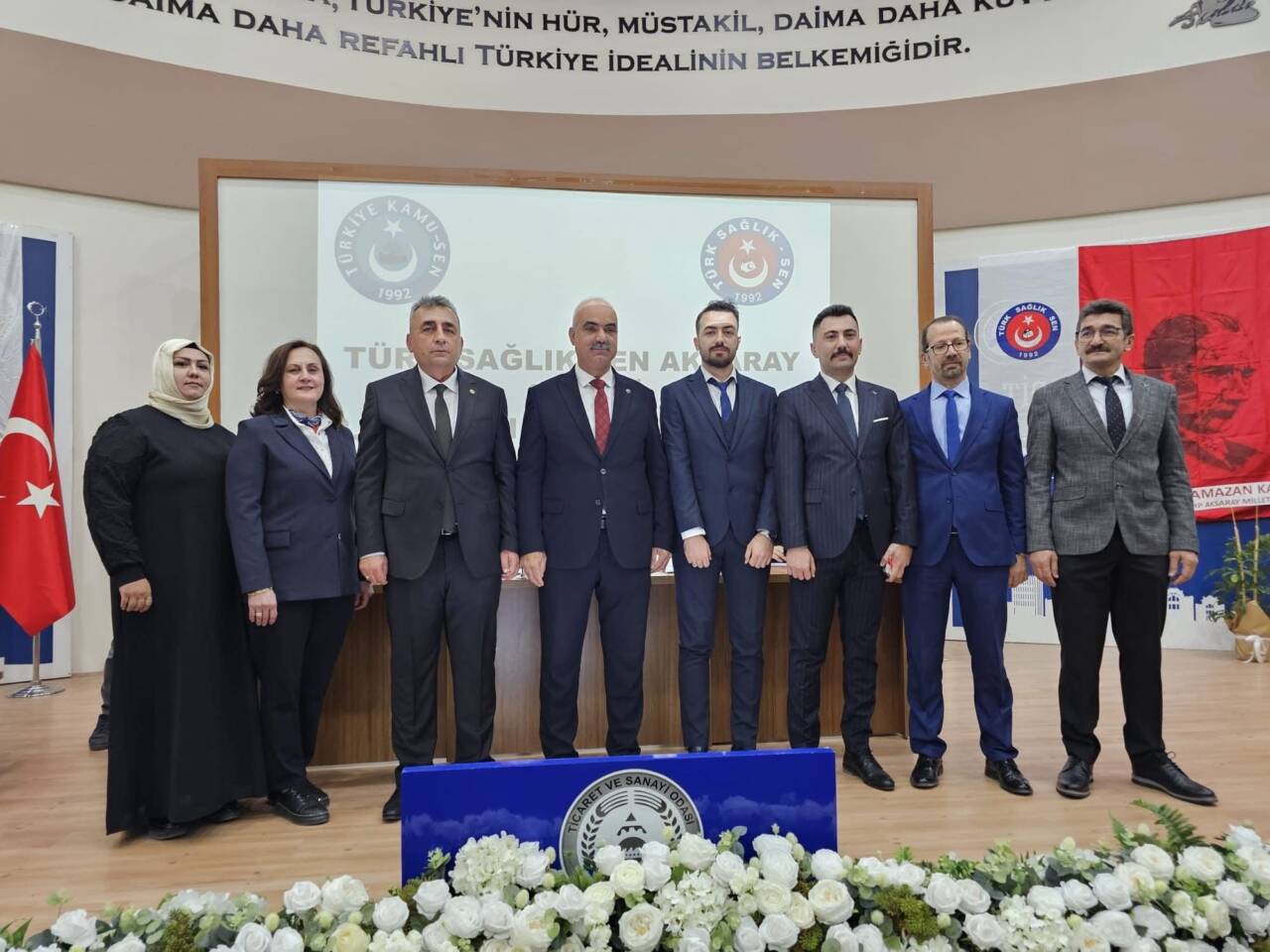 Türk Sağlık-Sen Aksaray Şubesi’nin 8. Olağan Genel Kurulu yapıldı. Tek