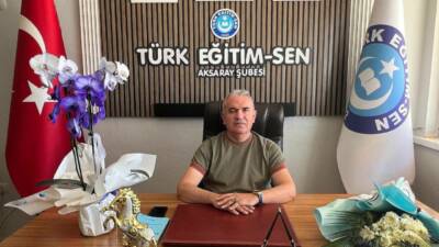 Türk Eğitim-Sen Aksaray Şube Başkanı Ali Toprak, eğitimde birlik ve