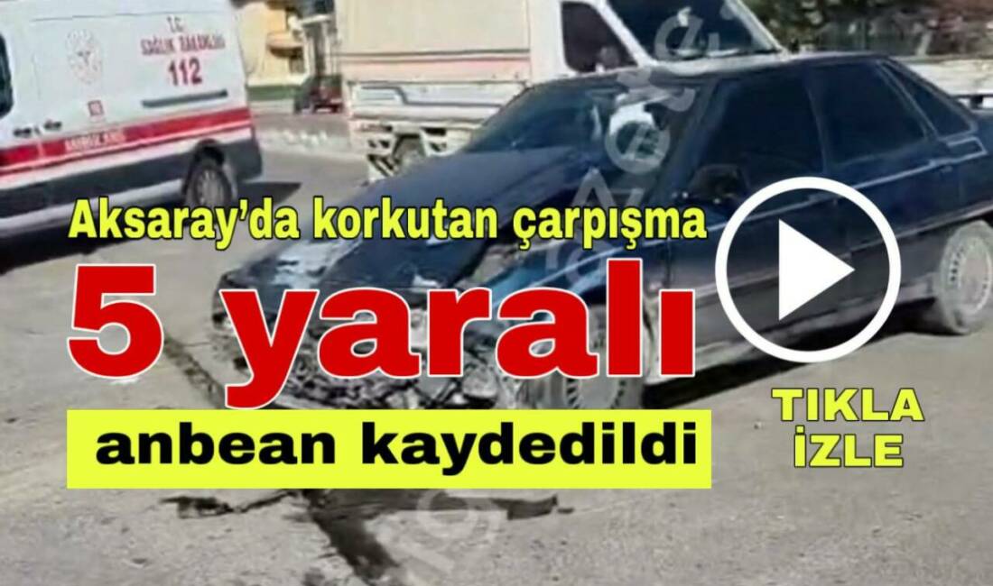 Eskil’de meydana gelen trafik kazası anbean güvenlik kamerasına yaşadı. Kazada