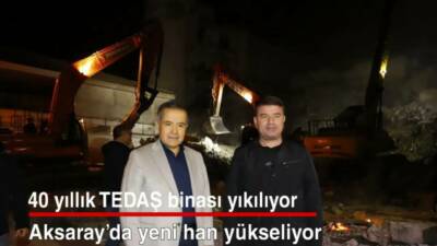 Evren Dinçer ile Cengiz Aydoğdu, 40 yıllık Tedaş Binası yıkımını