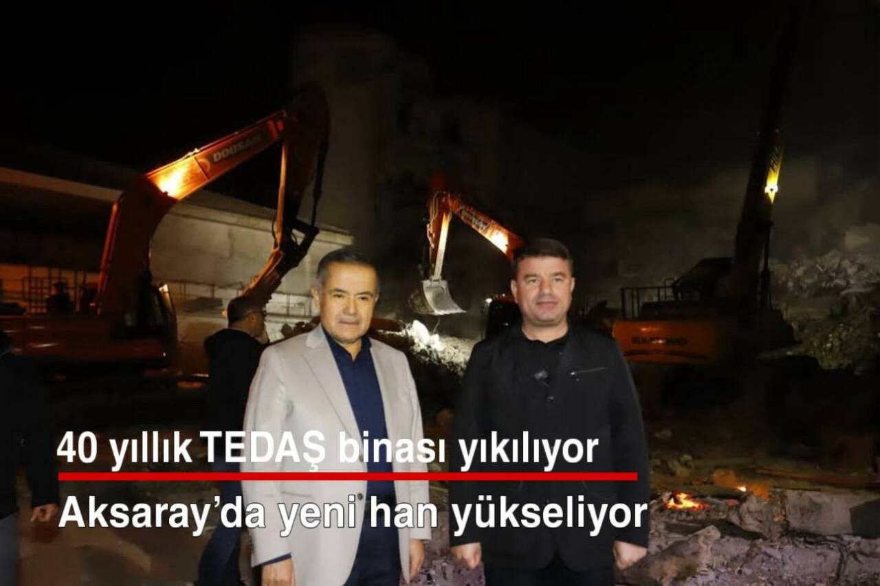 Evren Dinçer ile Cengiz Aydoğdu, 40 yıllık Tedaş Binası yıkımını