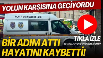 Yolun karşısına geçmek isteyen 72 yaşındaki Türkan Uçan, otomobilin çarpması