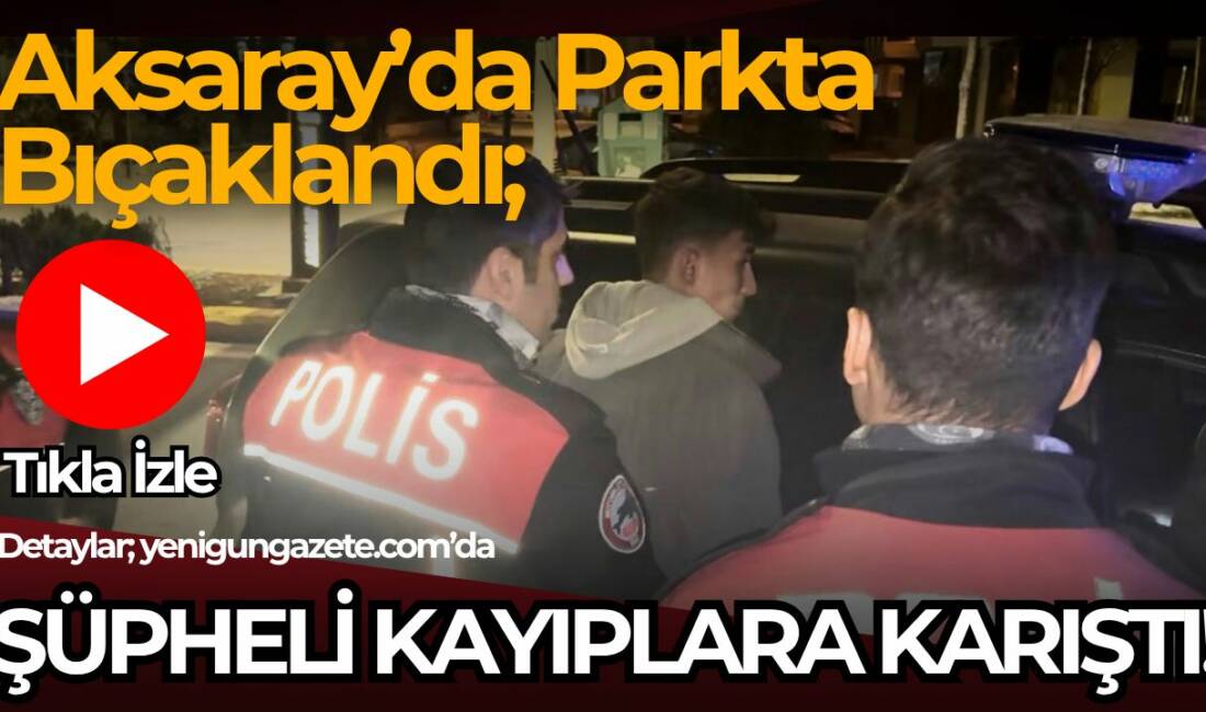 Şehit Yalçın Sevindi Caddesi’ndeki parkta çıkan kavgada 23 yaşındaki genç